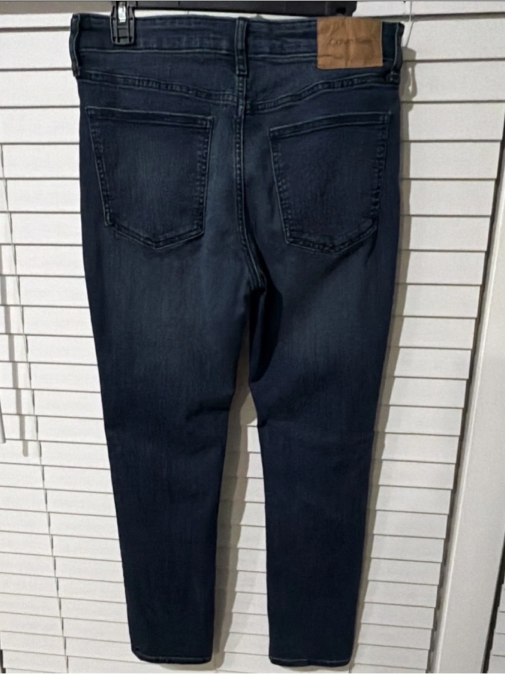Calvin Klein Slim Fit Straight Men's Blue Denim Jeans Cotton Medium Wash 32x30